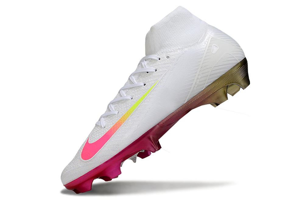 Mercurial Superfly 10 Elite FG White/Pink